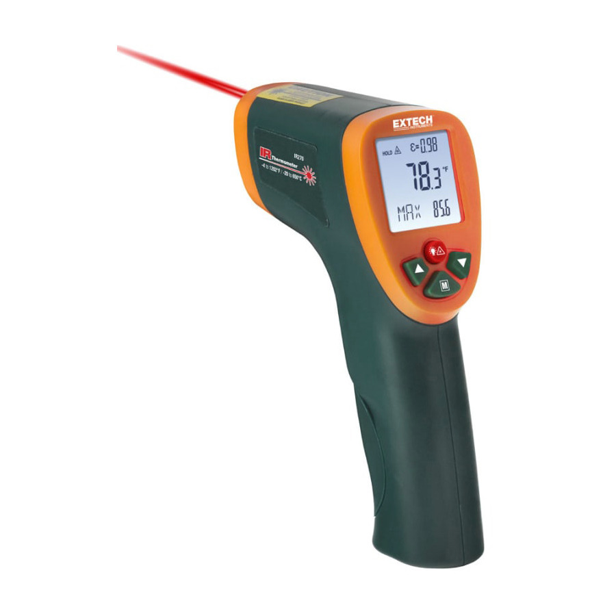 Extech IR270-NIST IR Thermometer with Color Alert and NIST