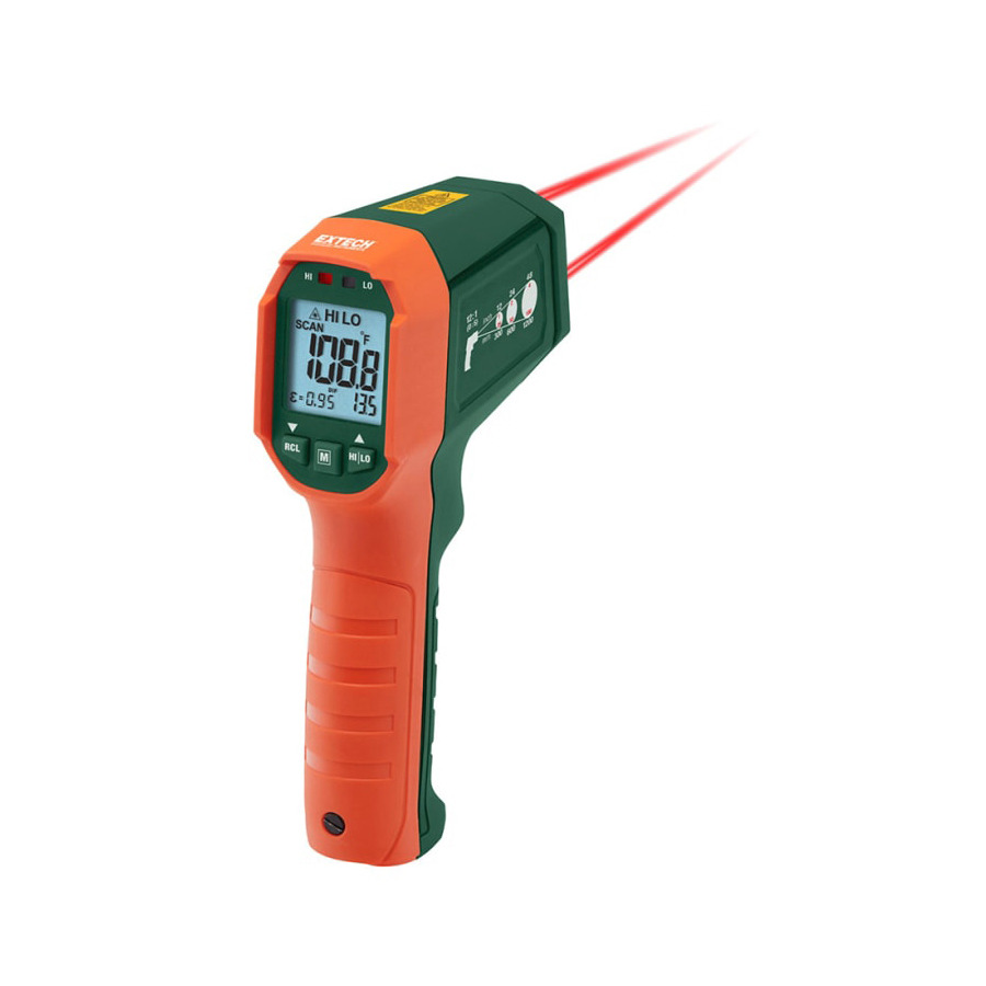 Extech IR320-NIST Dual Laser IR Thermometer with NIST