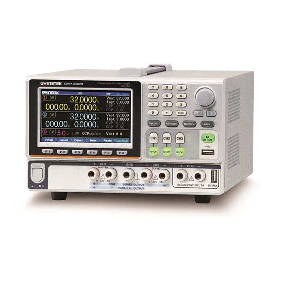 良品 DP Pt pcgシリーズ TestEquity: GW Instek GPP-3323 (LAN) DC Power Supply, Triple