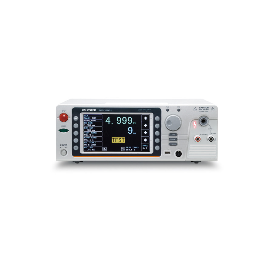 Instek GPT-15001 Hipot Tester and Safety Analyzer, AC/CG Functions, IEC 61010-2-034, GPT-15000 Series