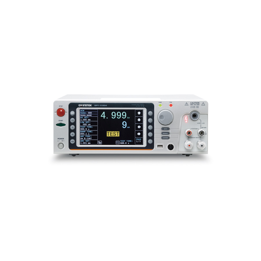 Instek GPT-15004 Hipot Tester and Safety Analyzer, AC/DC/IR/GB/CG Functions, IEC 61010-2-034, GPT-15000 Series