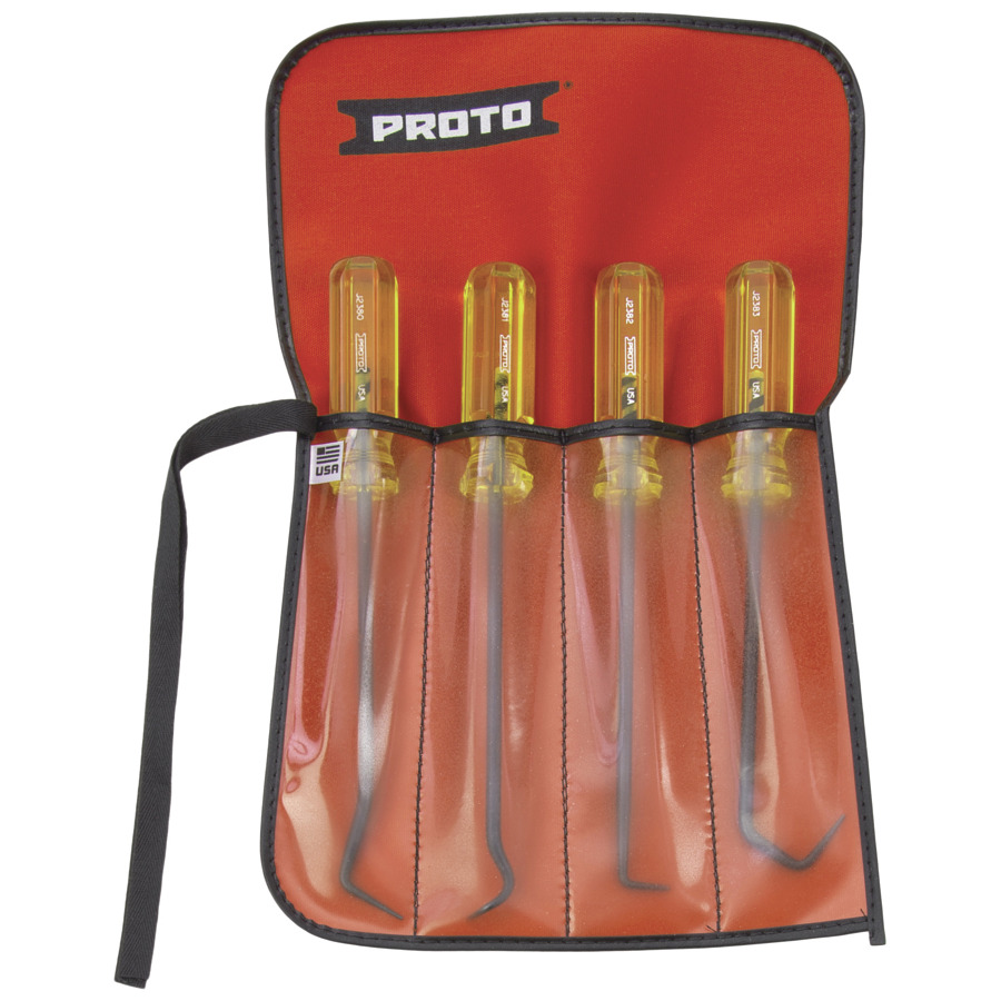 TestEquity: Proto J2384S Pick Set, Standard, 4-Pocket Tool Pouch