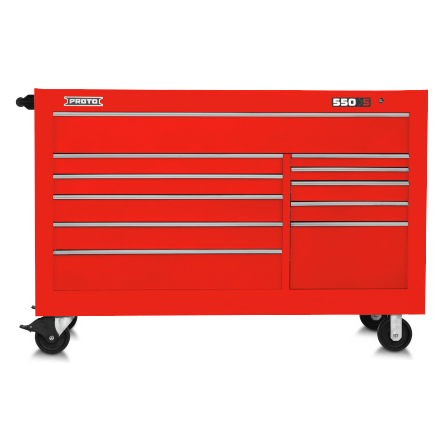TestEquity: Proto J556646-11RD Roller Cabinet, Double Bank, 11