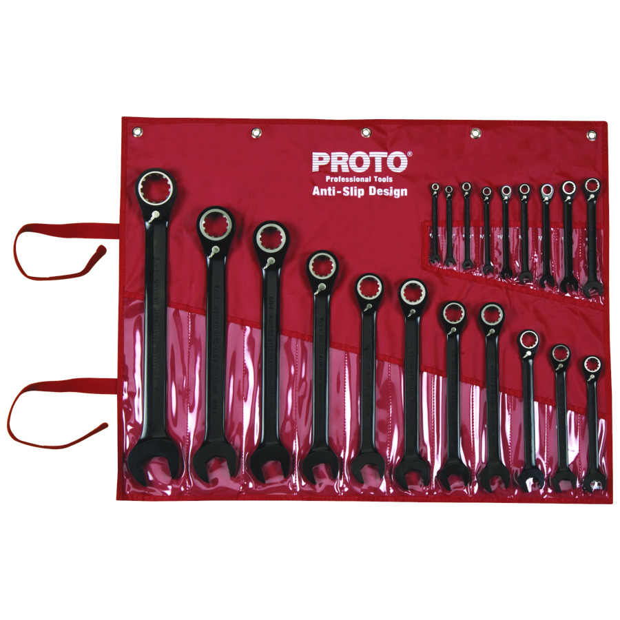 TestEquity: Proto JSCV-20S Combination Wrench Set, Reversible