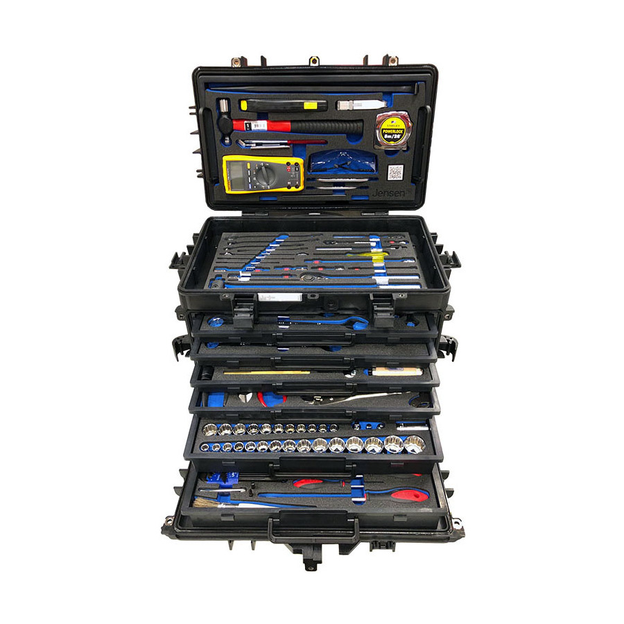 Jensen Tools JTC-15232-U Heavy Duty GMTK in a 6 Drawer Case