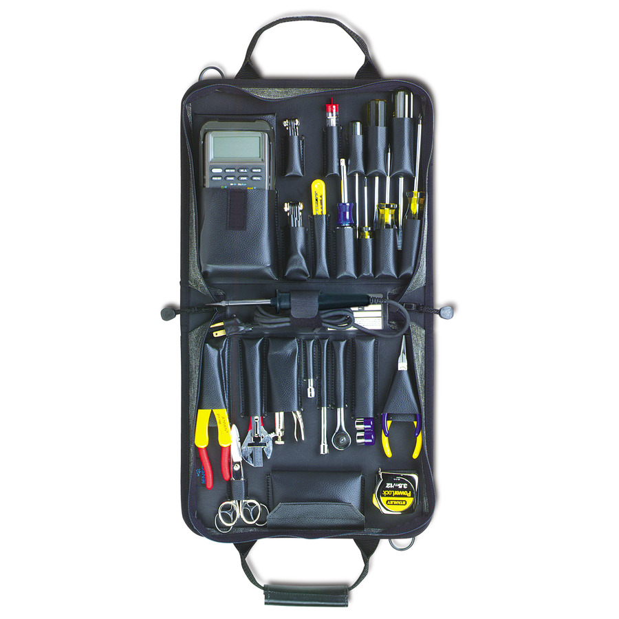 Jensen Tools JTK-10GY General Electronic Service Kit in Gray Cordura Case