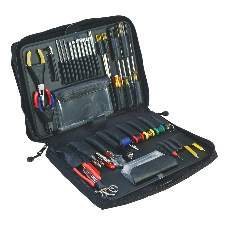 Jensen Tools JTK-2900 Network Support Kit in Single Black Ballistic Case