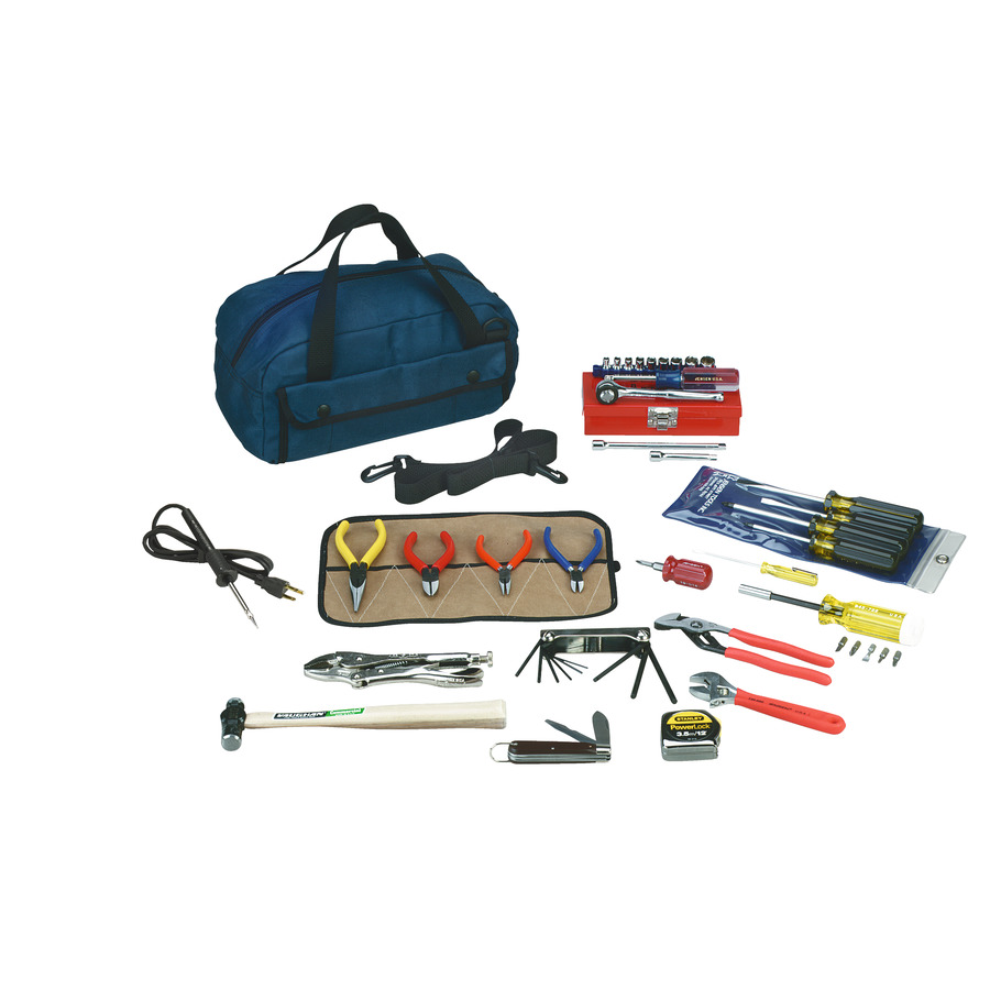 Jensen Tools JTK-31 Multi-Purpose Kit-in-a-Bag, 11" x 6" x 6"