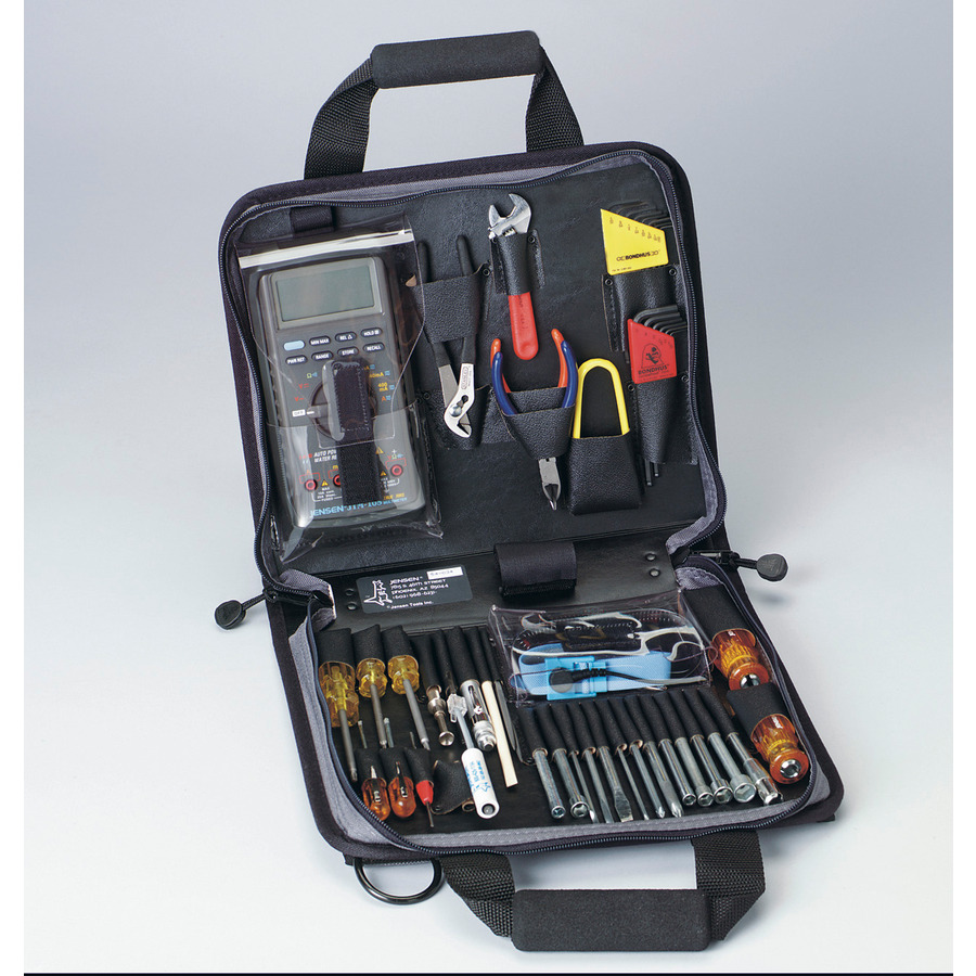 (未使用･未開封品)　Pro-Auto 1/2"DR.40PC.ツールキット ブラック TE-440B qdkdu57 TestEquity: Jensen Tools JTK-49CBR Workstation Tool Kit, Single