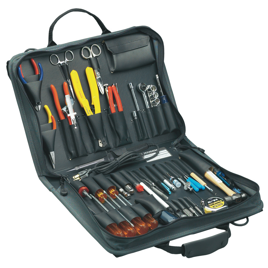 Jensen Tools JTK-47GC Field Engineer's Kit in Single-Sided Gray Ballistic Case