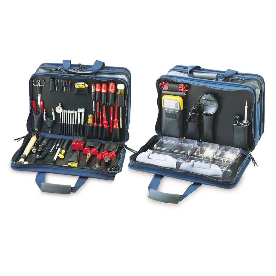 Jensen Tools JTK-67C Electrical Control Engineer's Kit in Blue 3-Sided Case