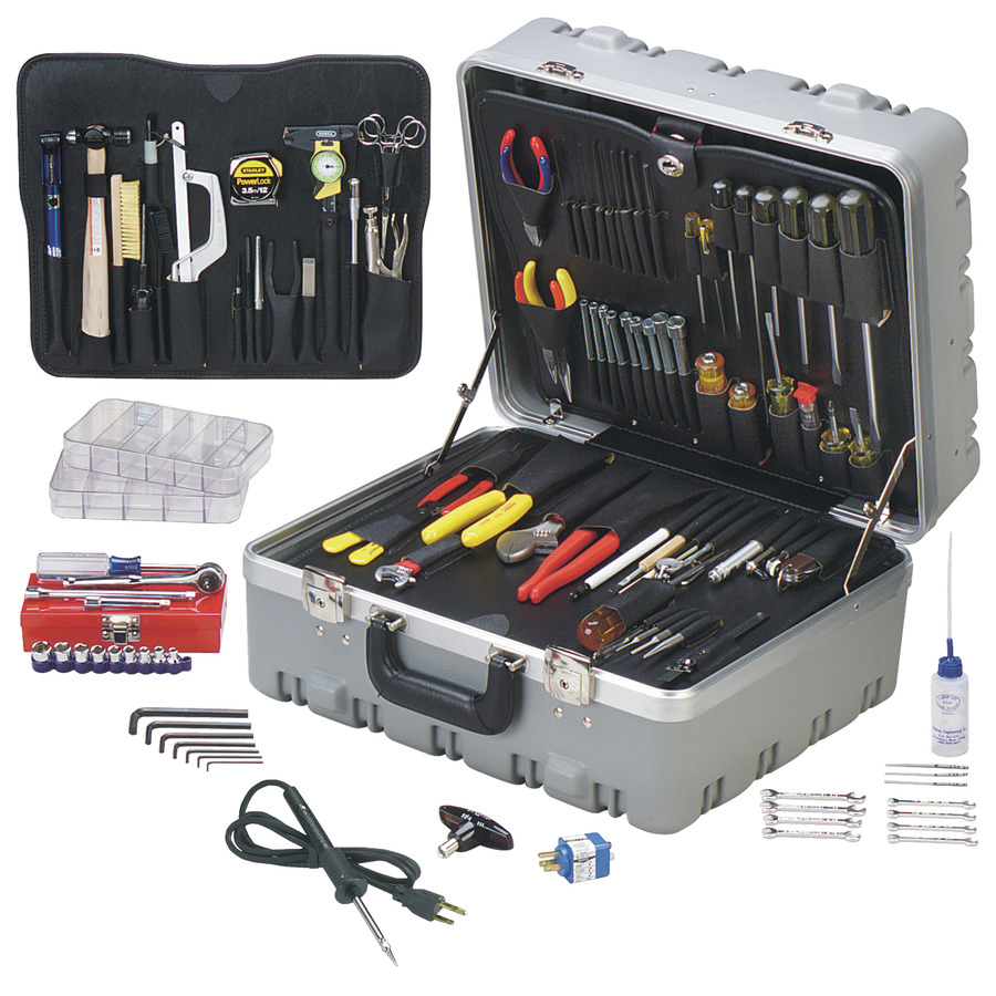 Jensen Tools JTK-77DST Deluxe Field Service Kit In Gray Super Tough Case