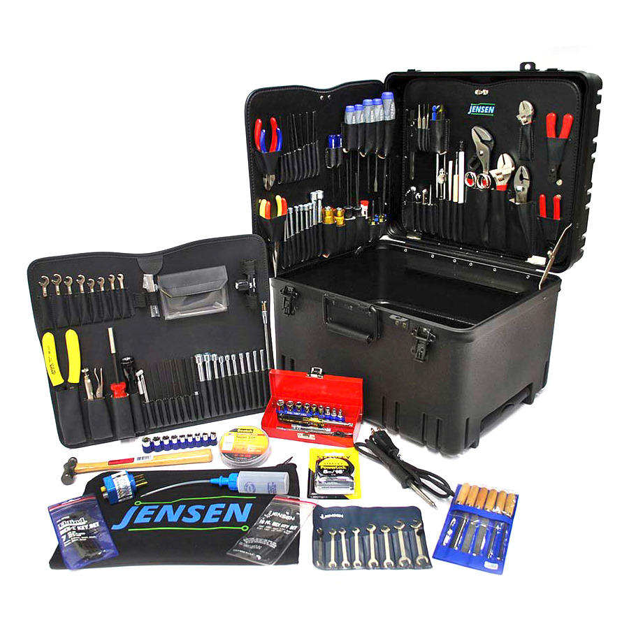 Jensen Tools JTK-78WW Deluxe Medical Kit in 12in Roto-Rugged Wheeled Case