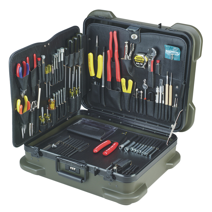 Jensen Tools JTK-87RIM Inch/Metric Kit in Rugged Duty Poly Case