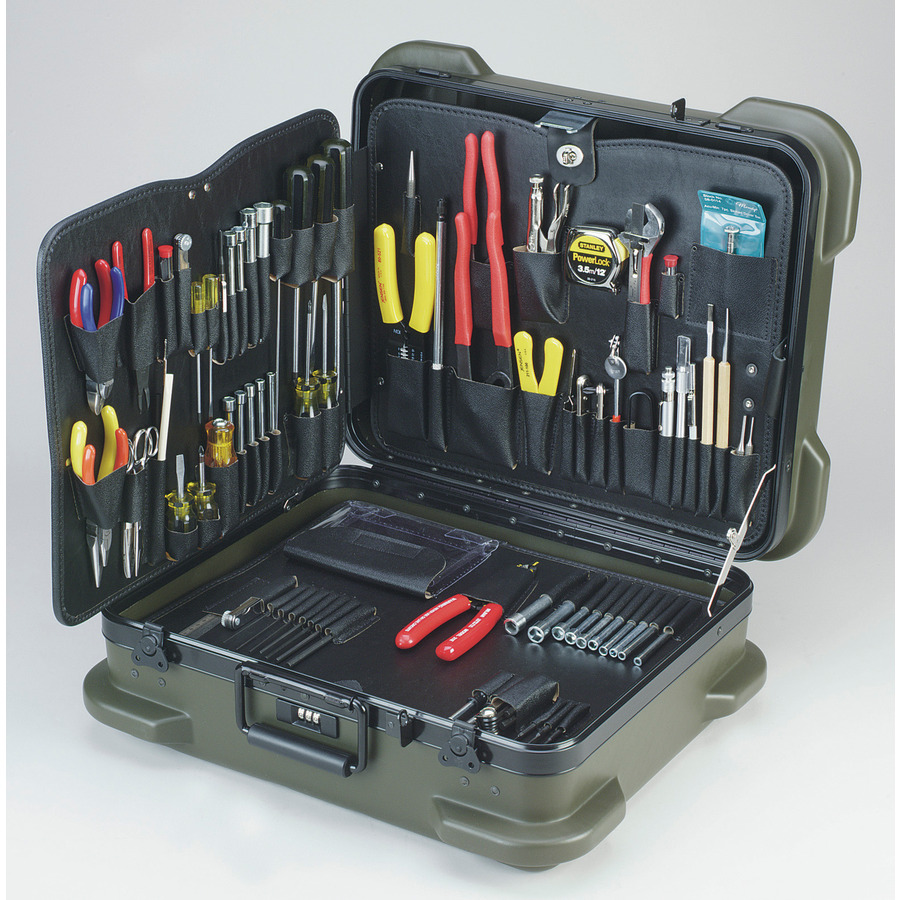 Jensen Tools JTK-87RIM Electronics MRO Tool Kit, Rugged Duty Poly