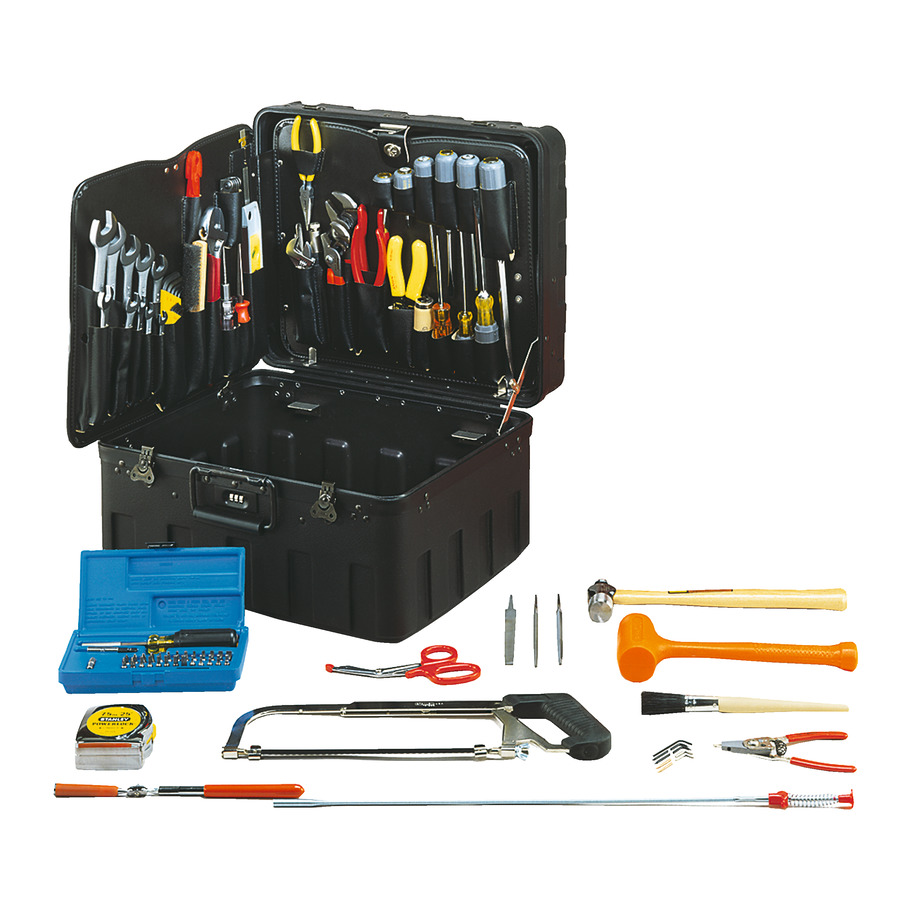 Jensen Tools JTK-96 Industrial Tool Kit in X-tra Rugged Rota-Tough case