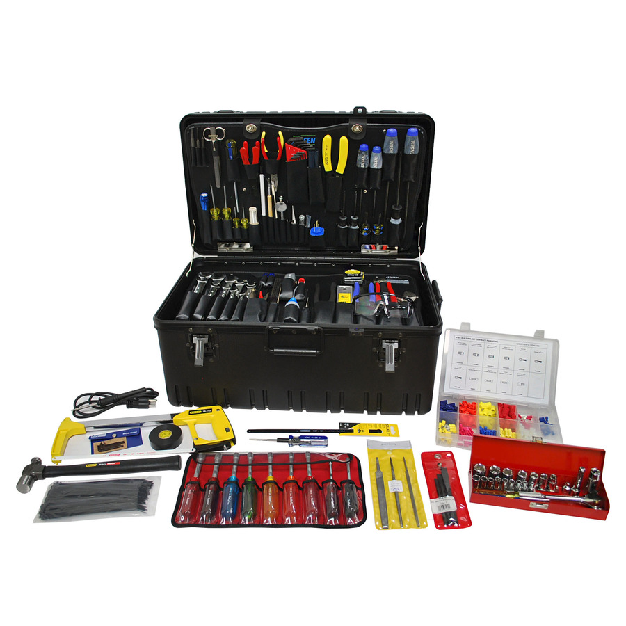 Jensen Tools JTK-97LW Deluxe Electro Mechanical Kit in Roto-Rugged™ Wheeled Case