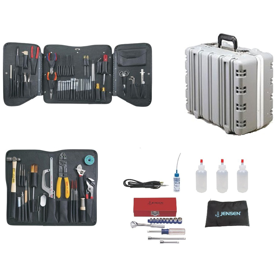 Jensen Tools JTK-99DS Electronic Technician's Service Kit in Super Tough Case