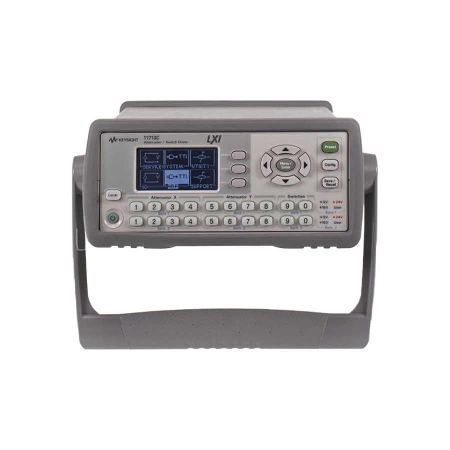 Keysight 11713C/101 LXI-Compliant Attenuator / Switch Driver