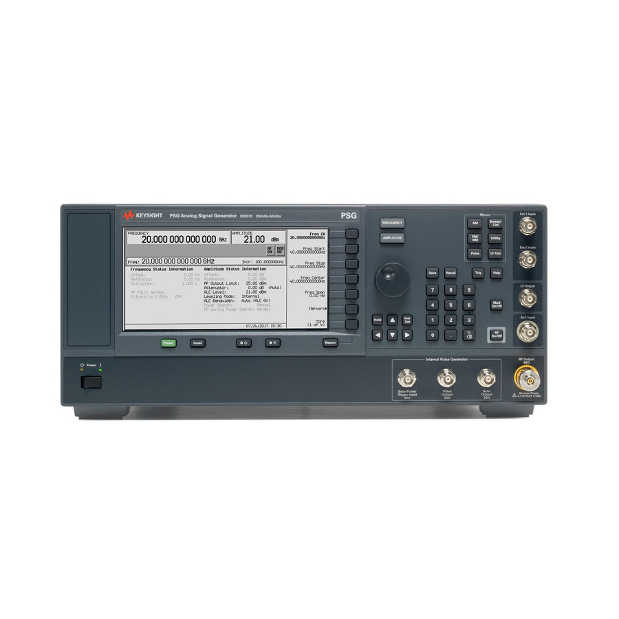 Keysight E8257D/007/520/1E1/1EH/1EU/UNT/UNW/UNY Analog Signal Generator, PSG Series