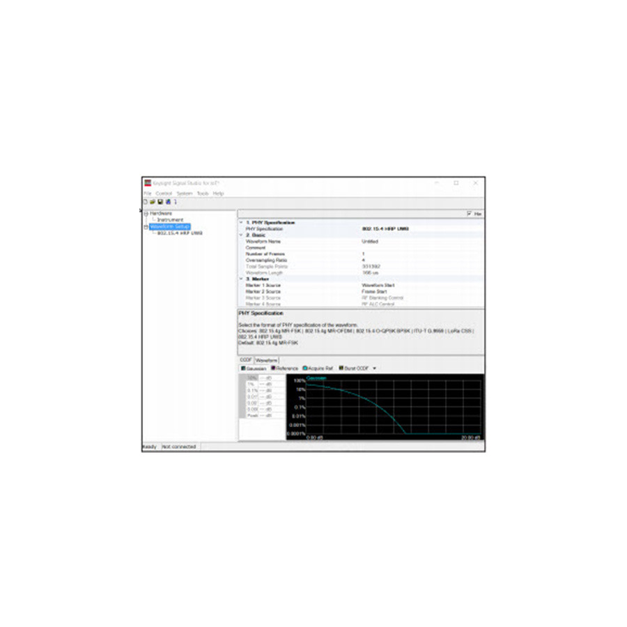 Keysight N7610EMBC/R-Y5B-001-A/R-Y6B-001-L IoT (Internet of Things) Waveform Signal Creation and Offline Playback