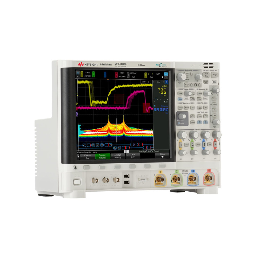 Keysight MSOX6004JIT Mixed Signal Oscilloscope, 2.5 GHz, 4/16 Ch, 20 GS/s, 4 Mpts, 6000X Series