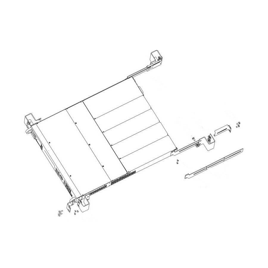 Keysight N6709C Power Supply Rack Mount Kit, 1U, With Ears and Rear Supports, N6700 Series