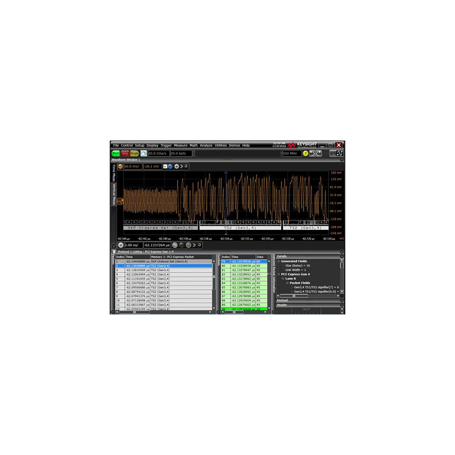 Keysight D9010HSPO/R-B5P-001-A/R-B6P-001-L Infiniium Offline, High Speed Protocol Software Bundle, S Series