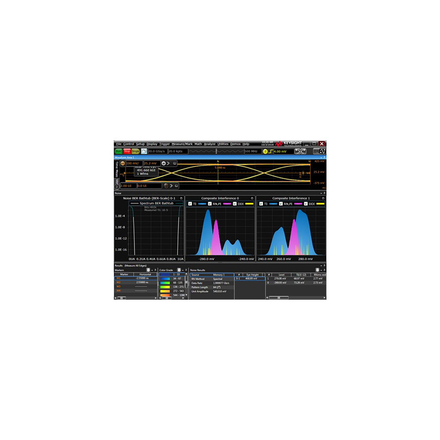 Keysight D9010JITO/R-B5P-001-A/R-B6P-001-L Infiniium Offline,EZJIT Complete Software, S Series