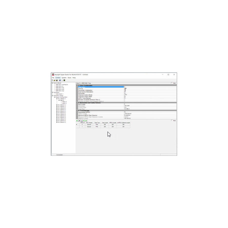 Keysight N7617EMBC/R-Y5B-001-A/R-Y6B-001-L WLAN Signal Generation, Playback, PathWave Series