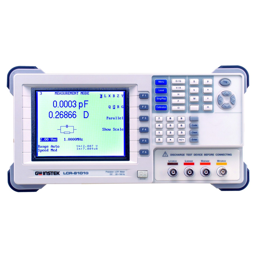 Instek LCR-8105G Precision LCR Meter, 20 Hz to 5 MHz, 100 Ohm, 0.1% Basic Accuracy, LCR-8000G Series