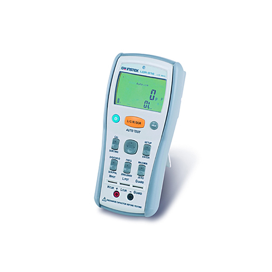 Instek LCR-916 Hand Held LCR Meter, 100 kHz, 0.2 % Accuracy, Auto Range, LCR-900 Series