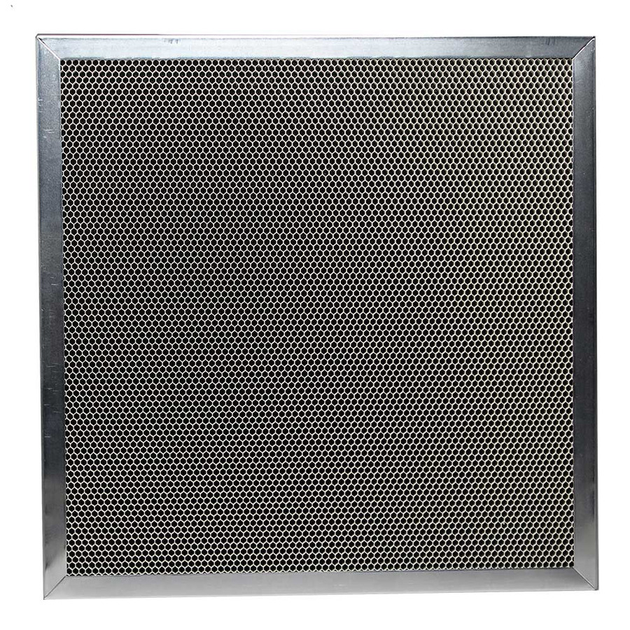 Orion Fans LFG120FHDP Fire Protection Filter, Quadrafoam, 45 PPI, 108x108x10.9mm, Gray, FHDP Series