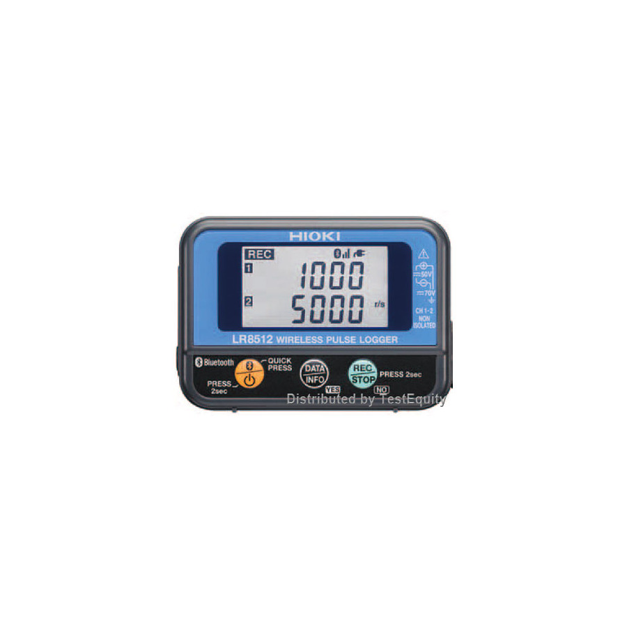 Hioki LR8514 Wireless Temperature and Humidity Logger, 2 Channel, -40 to 80C, +-3% RH, LR8500 Series