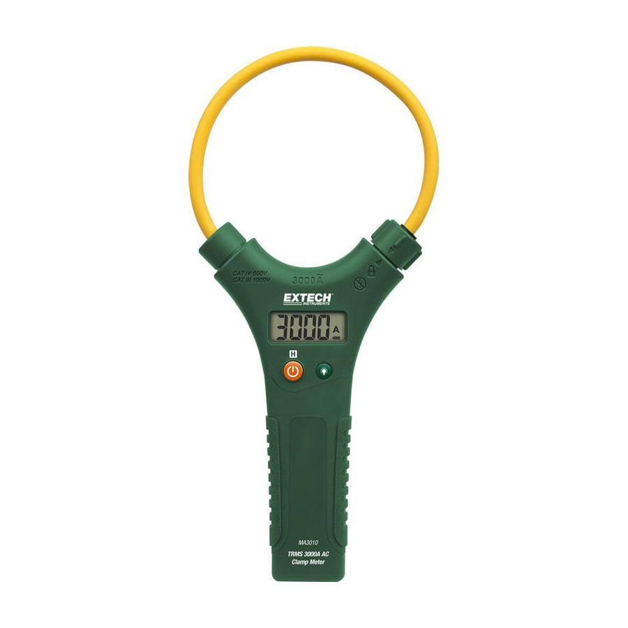 Extech MA3010-NIST True RMS AC Flex Clamp Meter, 3000A with NIST