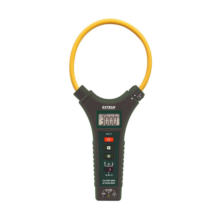 Extech MA3110-NIST True RMS AC Flex Clamp Meter, 3000A with NIST