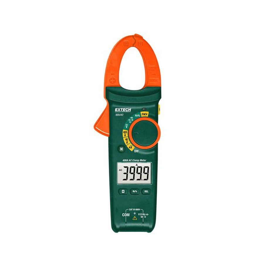 Extech MA443-NIST True RMS AC Clamp Meter, NCV, 400A with NIST