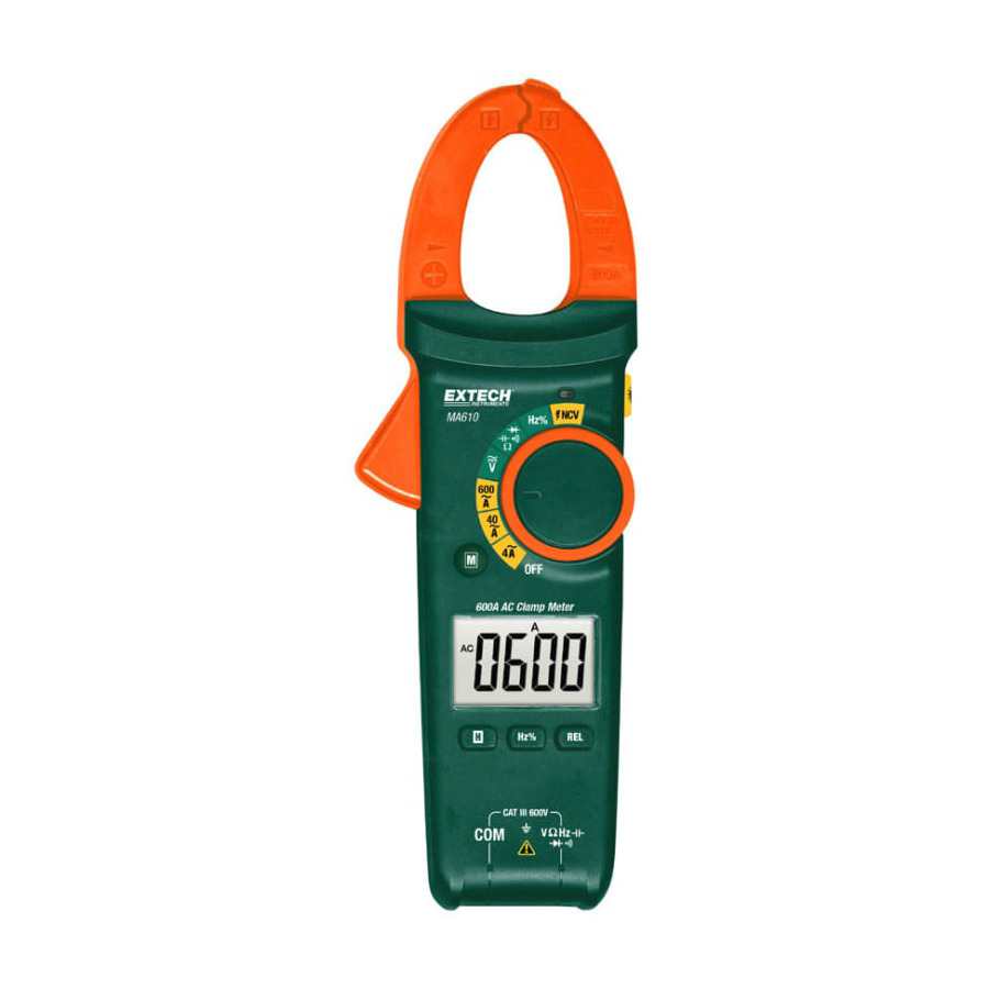 Extech MA610 AC Clamp Meter, NCV, 600A