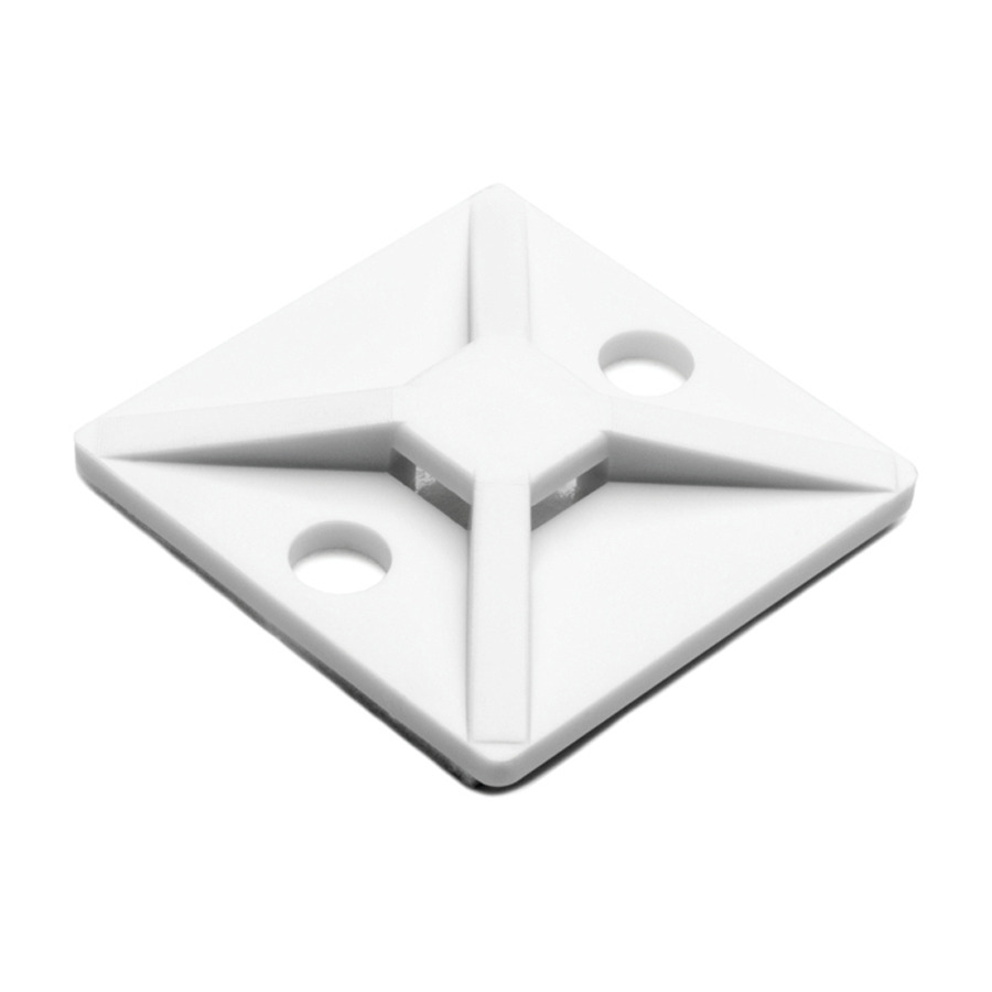 TestEquity: HellermannTyton MB4A10C2 Cable Tie Mount, Rubber Adh