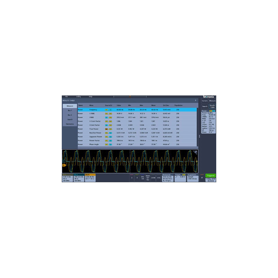 Tektronix SUP3/PWR Power Measurement and Analysis License, 3 Series Oscilloscopes