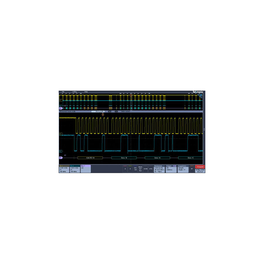 Tektronix SUP3/SRAERO Aerospace serial triggering and analysis