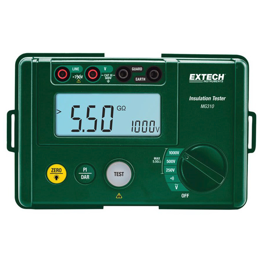 Extech MG310-NIST Digital Insulation Tester with NIST