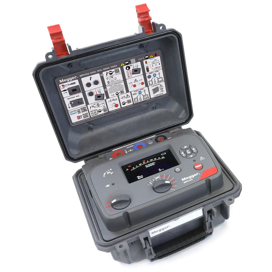 TestEquity: Megger MIT515/2-US Essential 5kV Insulation Tester, 3