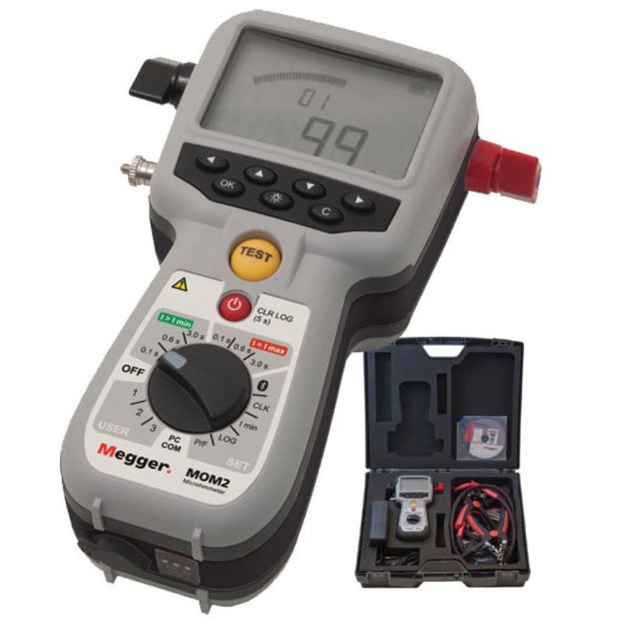 TestEquity: Megger MOM2-NLS MOM2 Micro-Ohmmeter w/ Standard