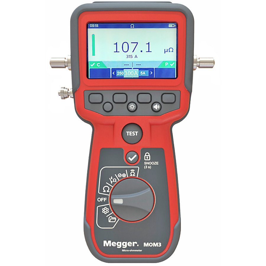 TestEquity: Megger MOM3-BK-30091 Micro-ohmeter, Standard Leads