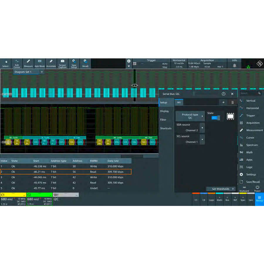 Rohde & Schwarz MXO4-PK1 Application Bundle, Aerospace And Automotive Protocols