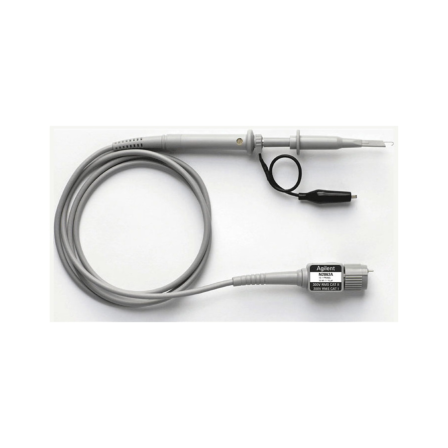 Keysight N2862B Passive Probe, 10:1, 150 MHz, 300 V RMS, 10M ohm/15 pF, 1.2 m Cable, CAT II