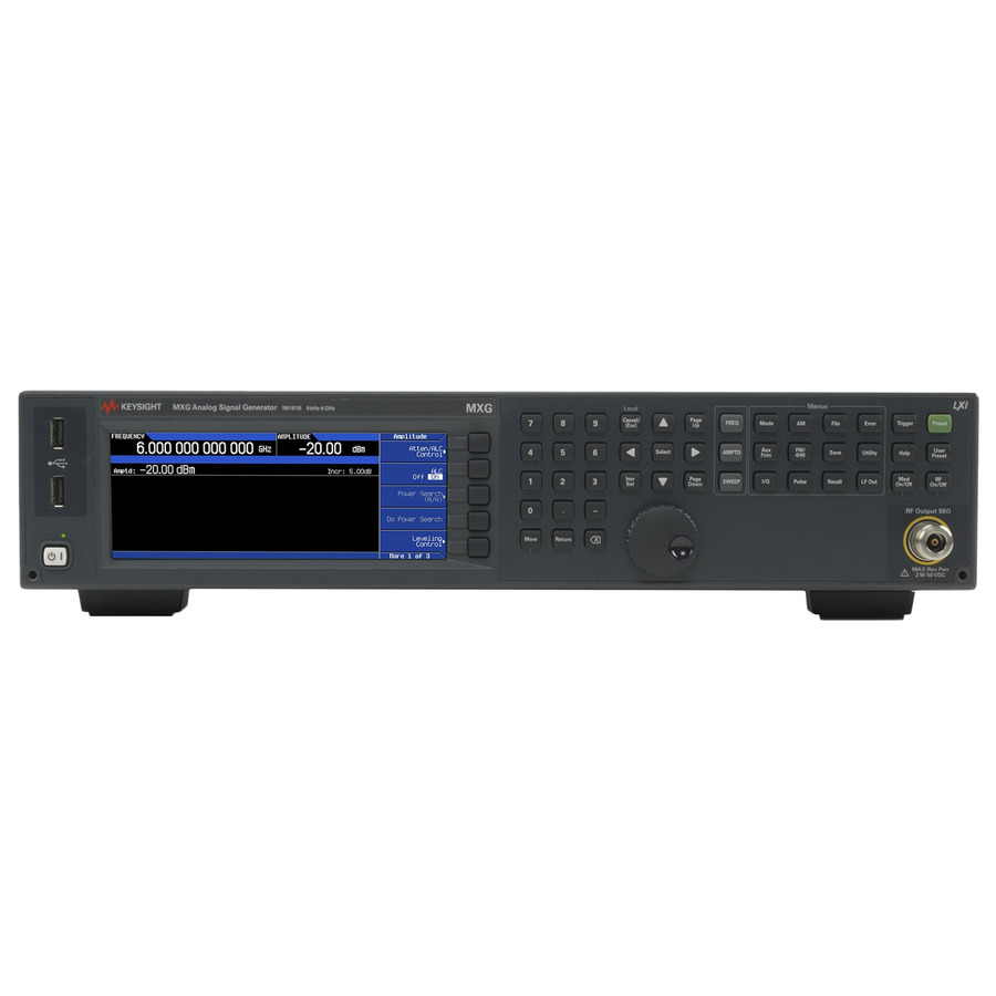 Keysight N5181B/099/506/UNY RF Analog Signal Generator, 9 kHz to 3 GHz/6 GHz, 160 W, MXG X-Series