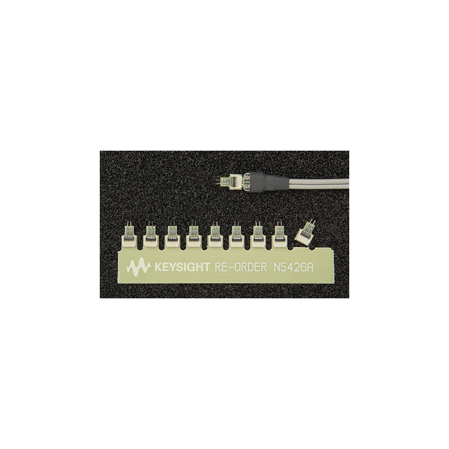 Keysight N5426A InfiniiMax ZIF Tip, Solder-In, Kit of 10, 12GHz , 25/50 kOhm, 0.33/0.53 pF