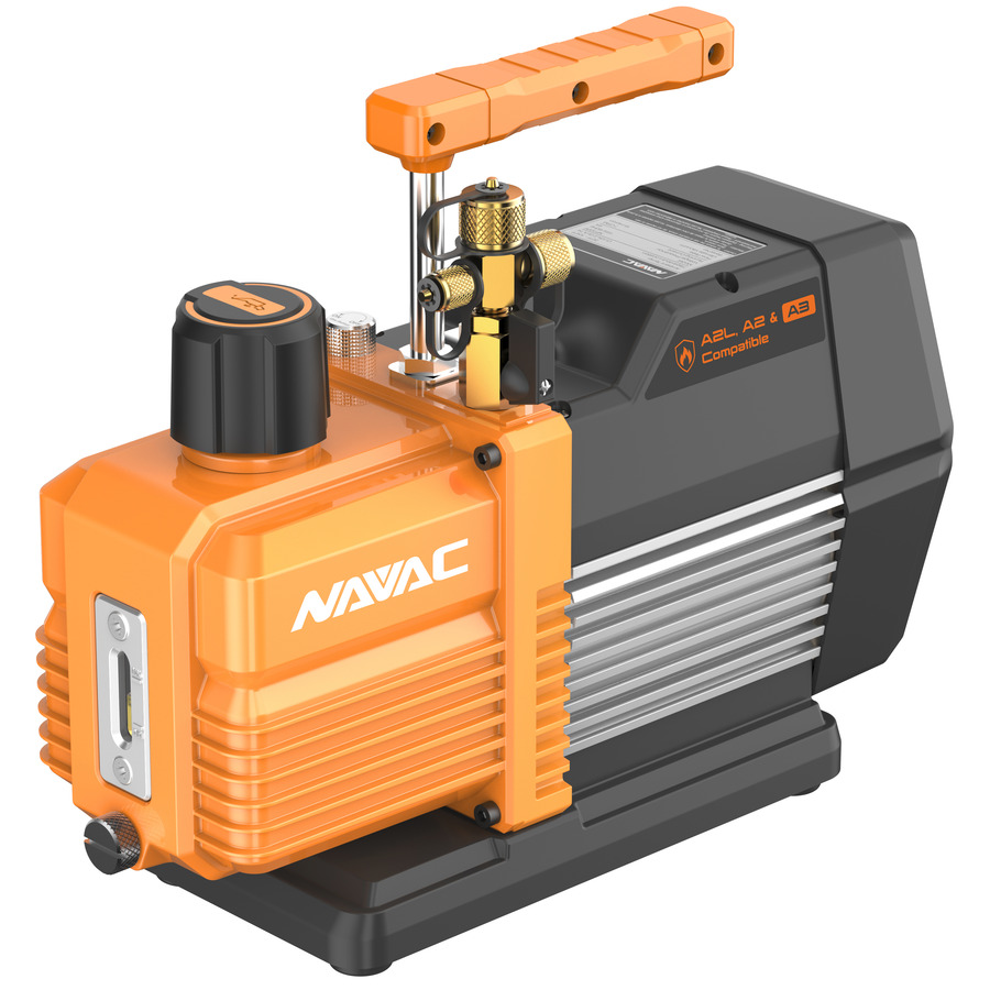 TestEquity: NAVAC NP7DPF Vacuum Pump, 7 CFM, 2-Stage, 15 Microns